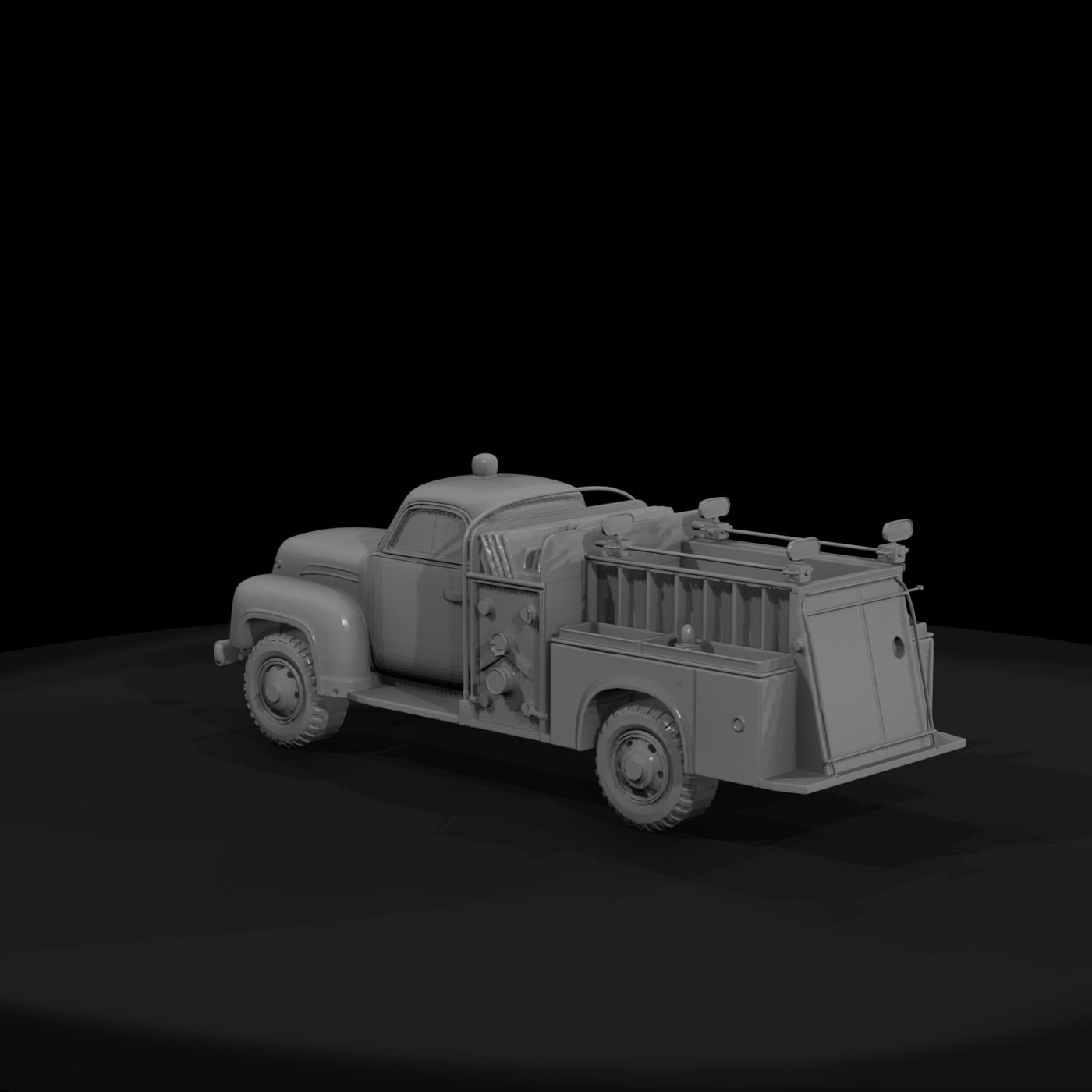 fire-truck-red-vintage-model