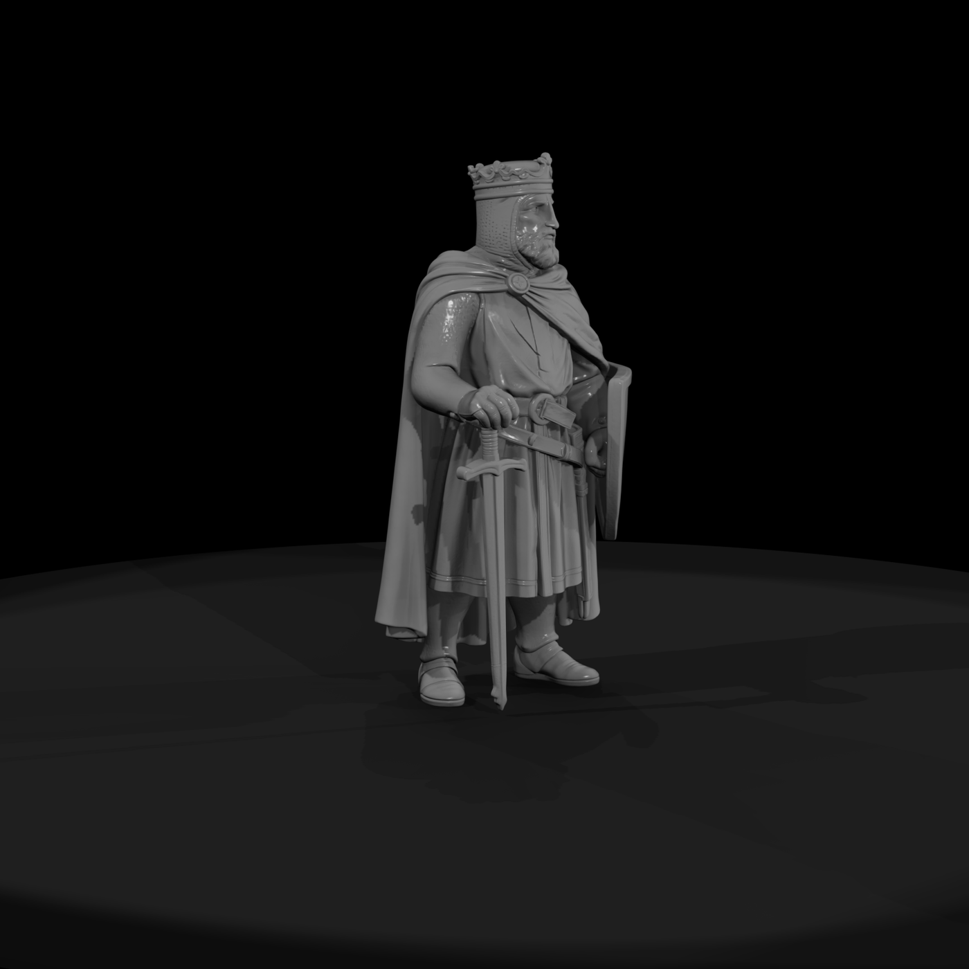 Hist 0070 Historical Richard The Lionheart Miniatu