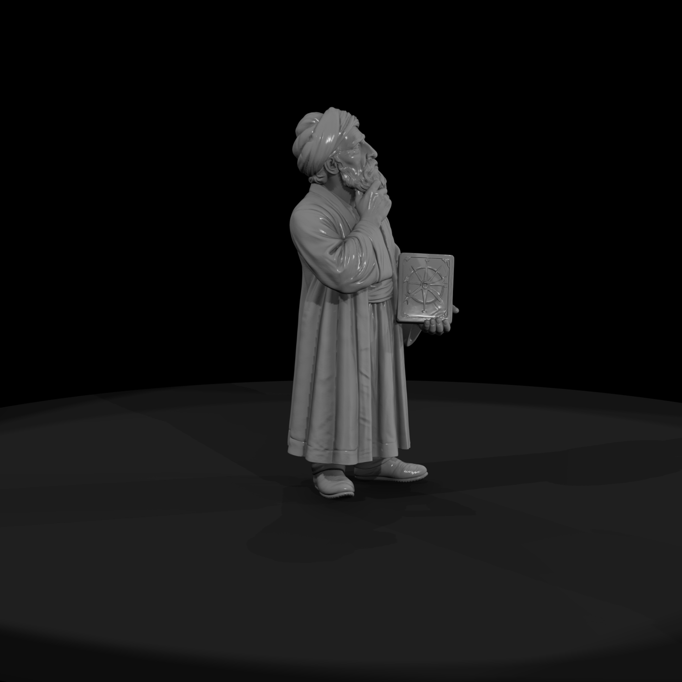 Hist 0075 Historical Omar Khayyam Miniature Figure
