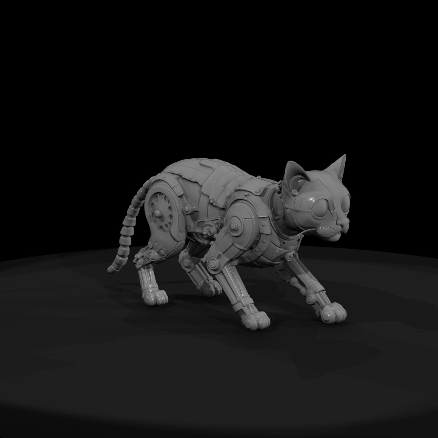 nightmare-clockwork-creatures-vintage-automaton-cat