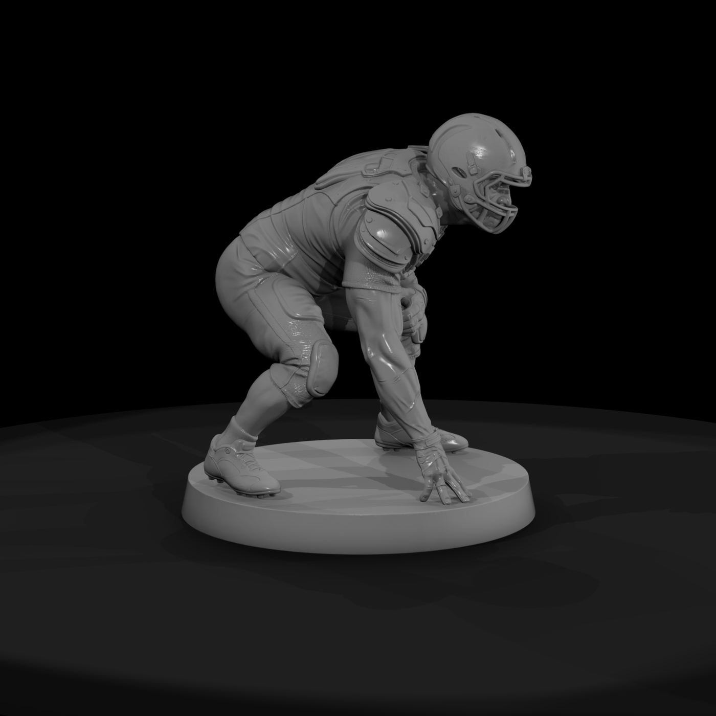 Poparc 0290 Football Lineman Set Alternate Pose