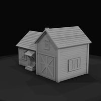 cluster-of-connected-wooden-workshop-barn-buildings — thumbnail 2