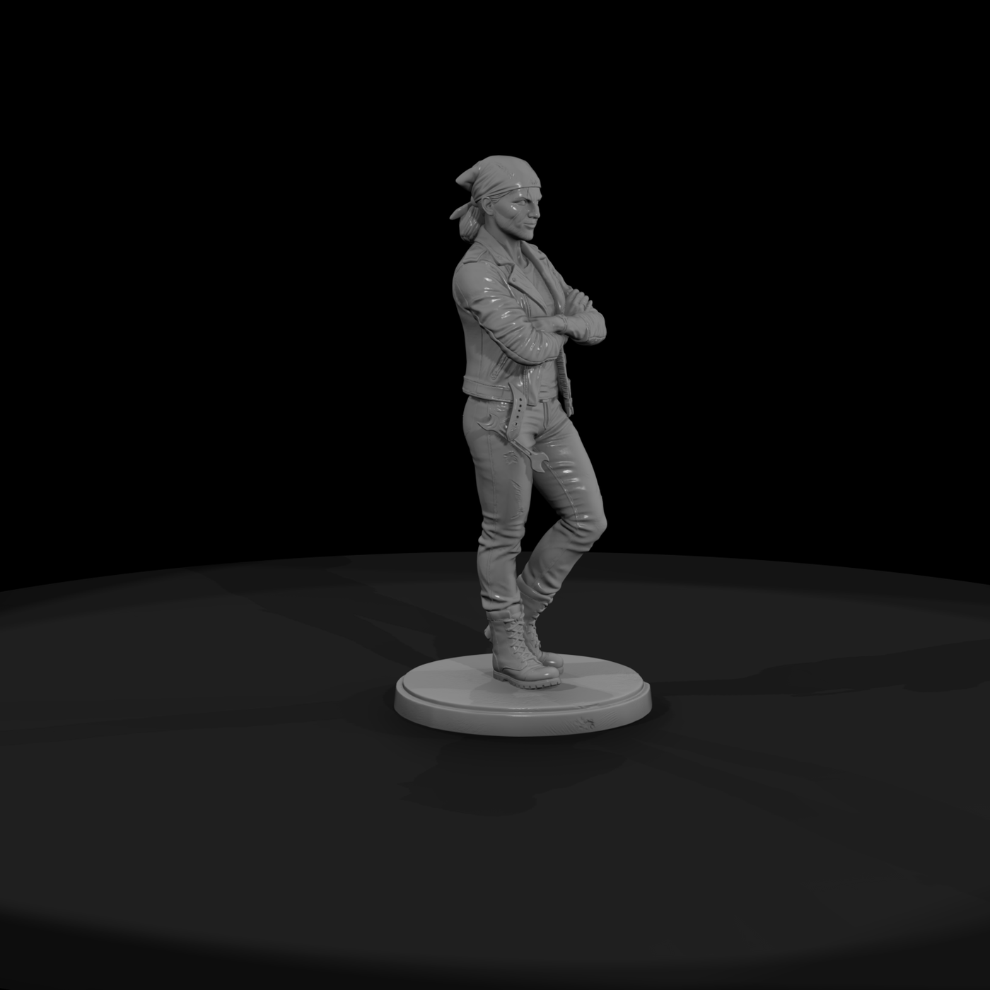 Crm 095 Outlaw Biker Female Biker