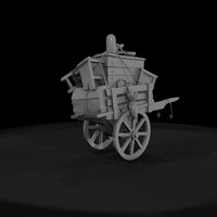 medieval-merchant-travel-cart-diorama-prop-113146 — thumbnail 3