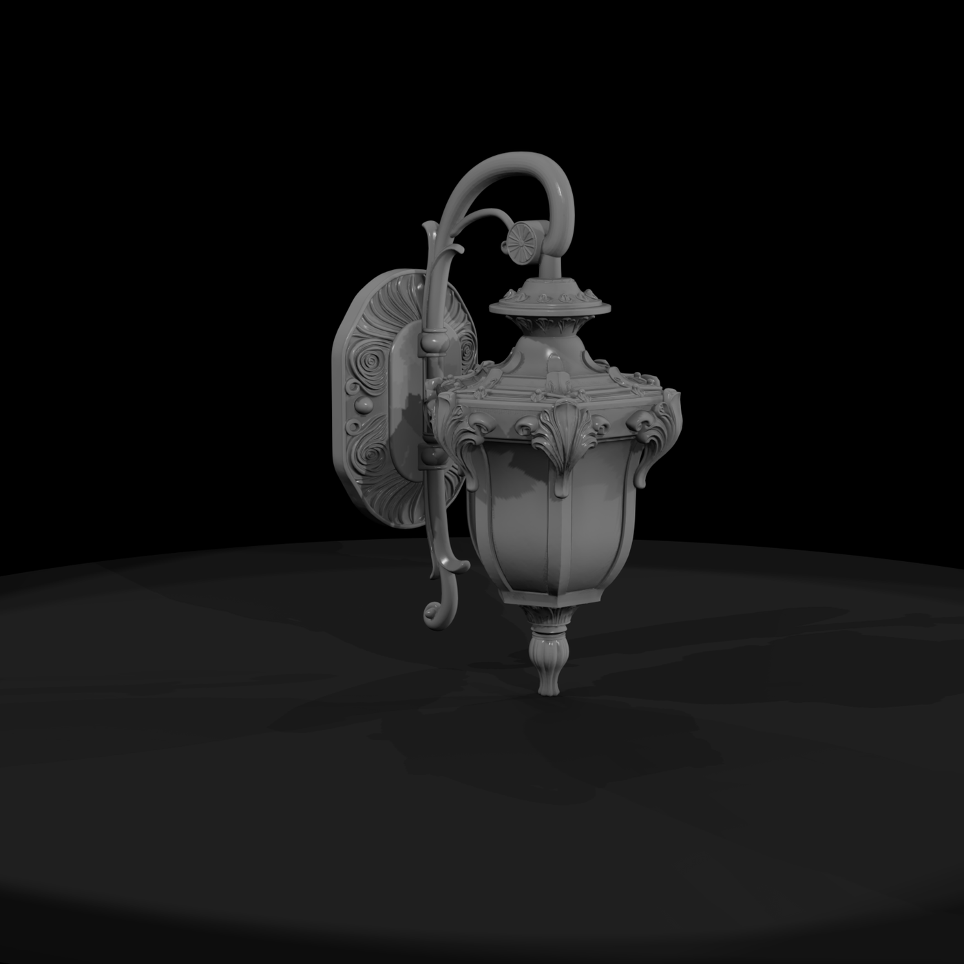 Ornate Victorian Wall Lantern (Exterior)