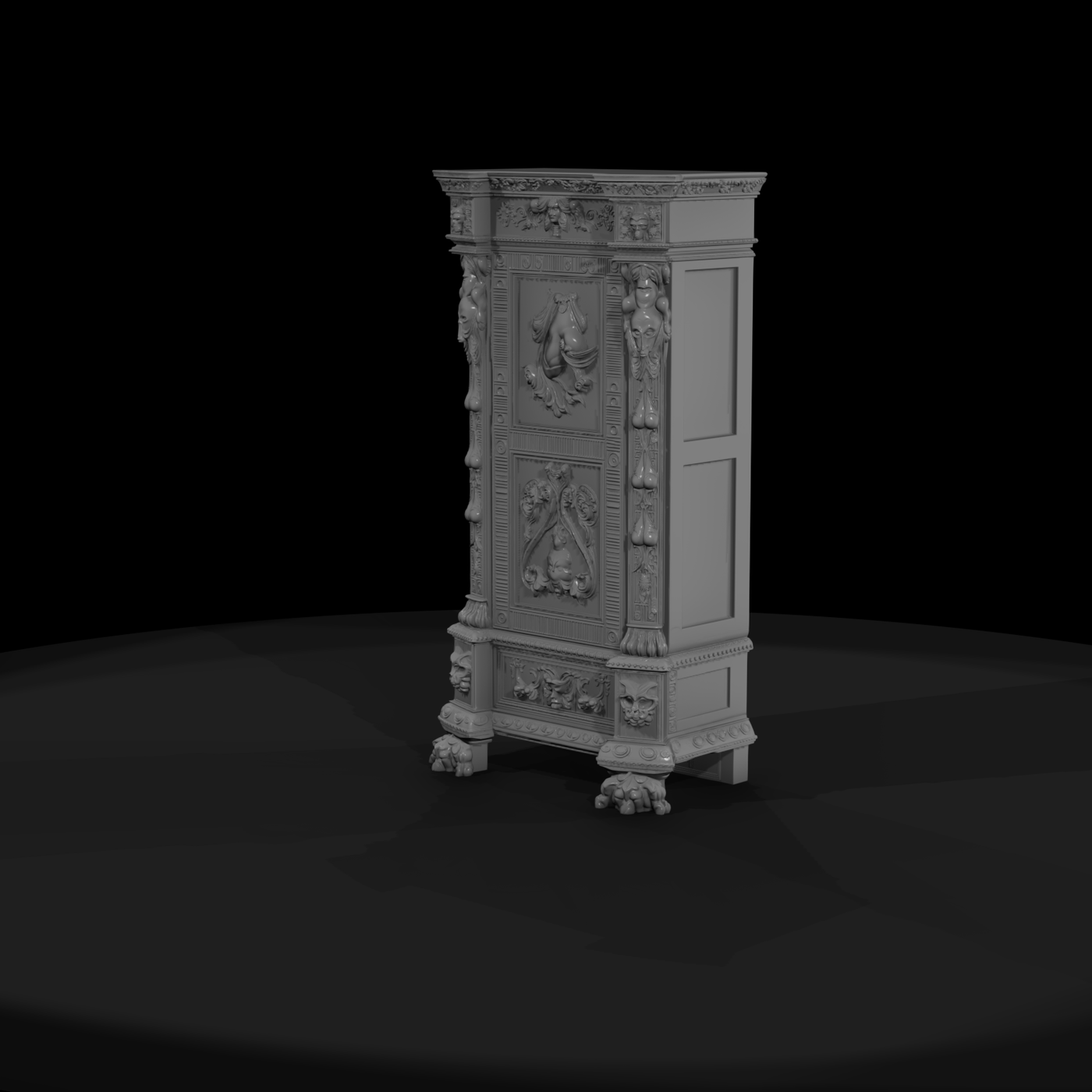 Ornate Baroque Cabinet