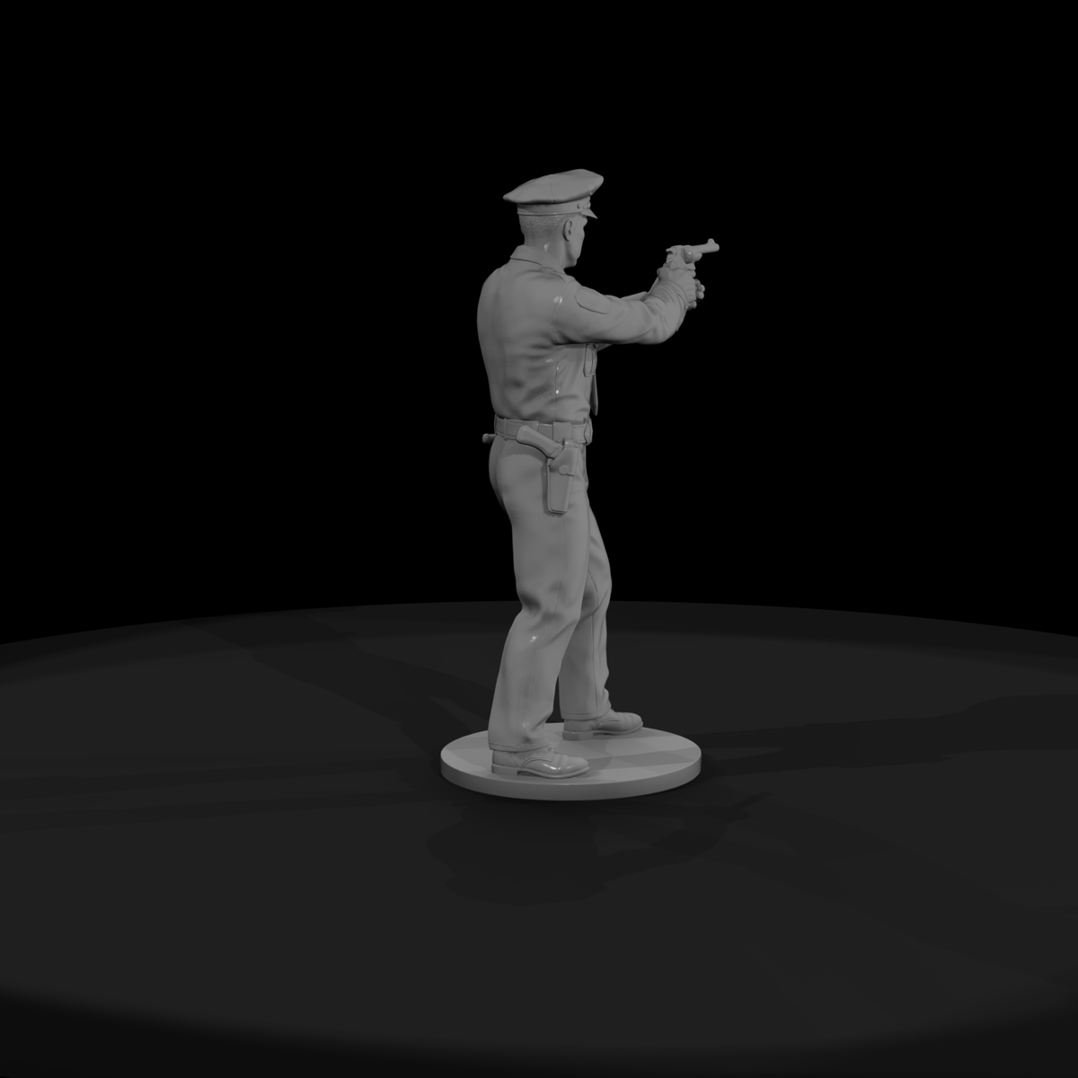1950s City Patrolman with Revolver