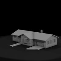 suburban-ranch-house-diorama-building-618422 — thumbnail 3