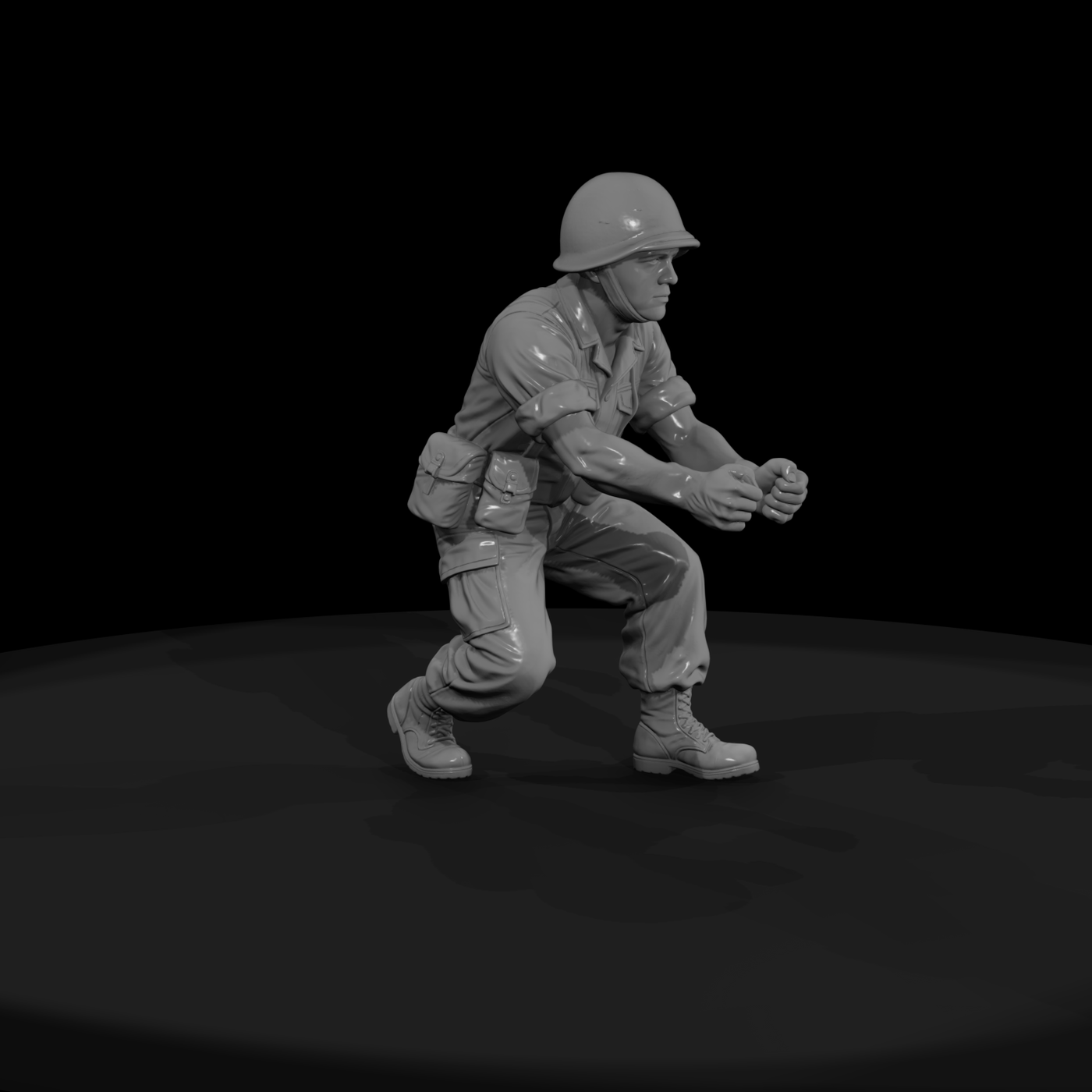 Vn Army 040 Vietnam U S Army Artillery Crewman Fig