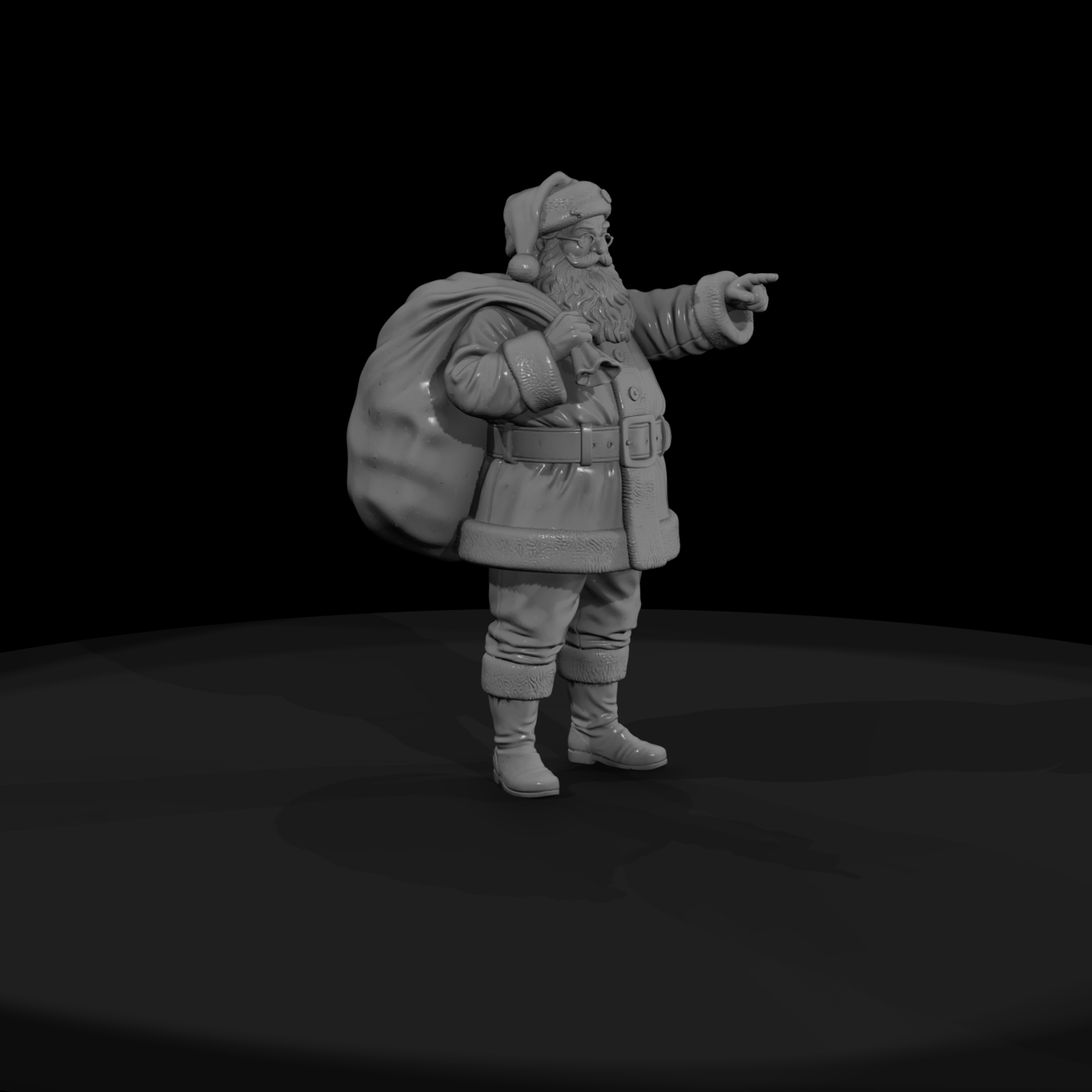 Santa Claus with Toy Sack
