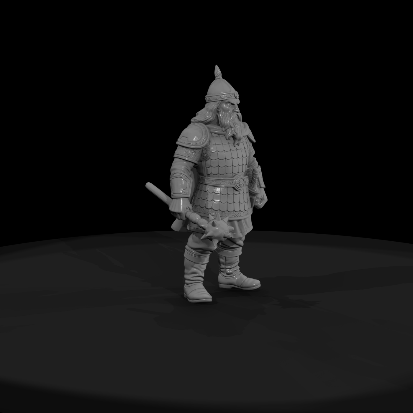 Myth 0391 Mythology Rostam Miniature Figure
