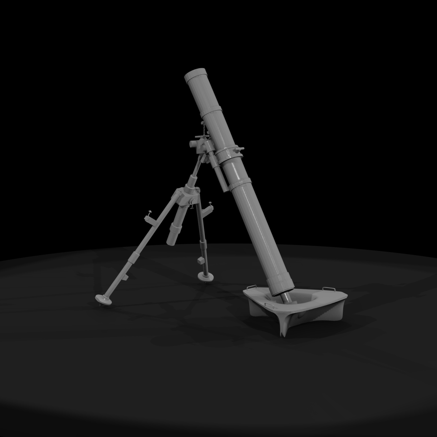 Low-Poly Infantry Mortar