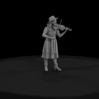 bluegrass-band-violin-3d-model — thumbnail 4