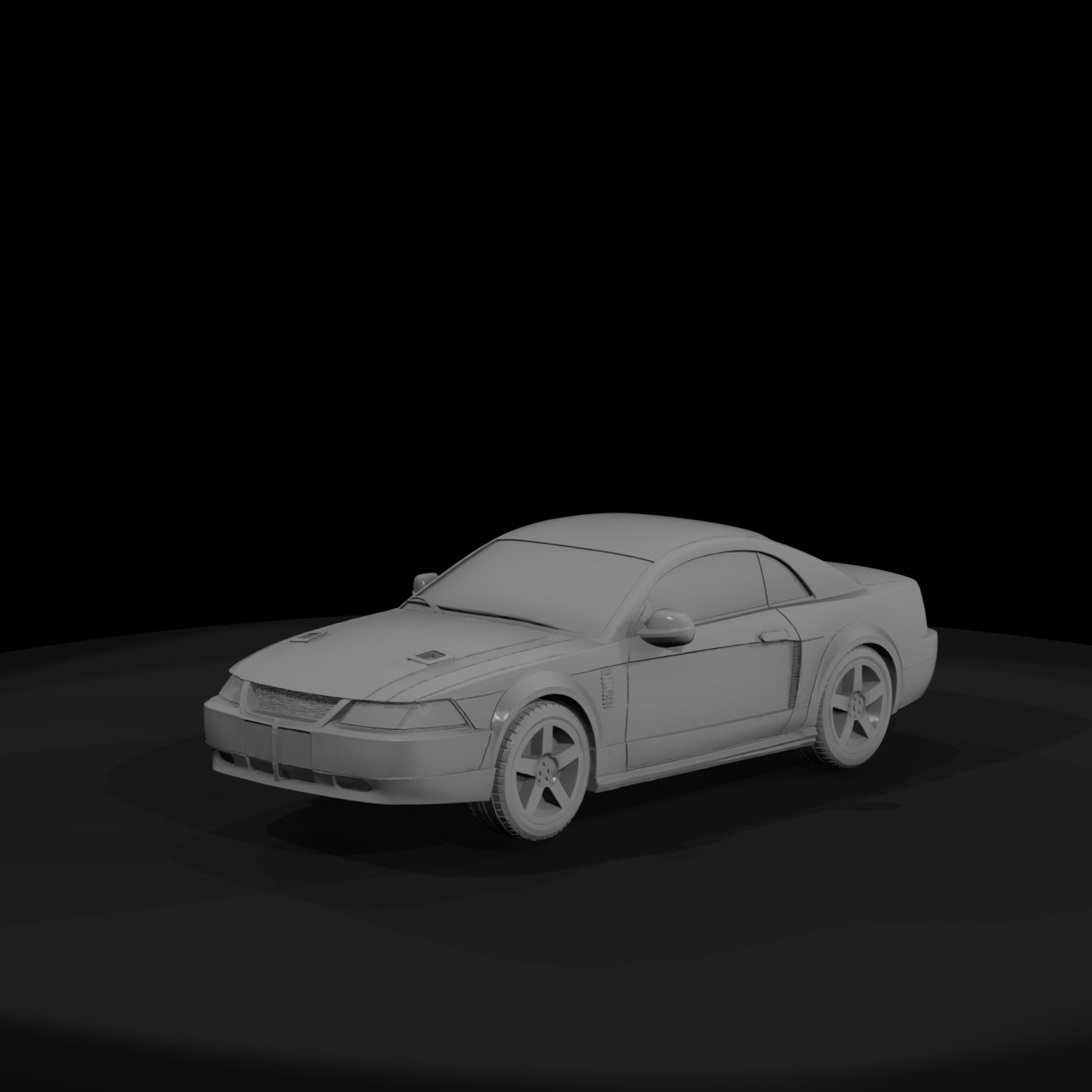 ford-mustang-coupe-body-shell-ho-scale-3d-printable-860921