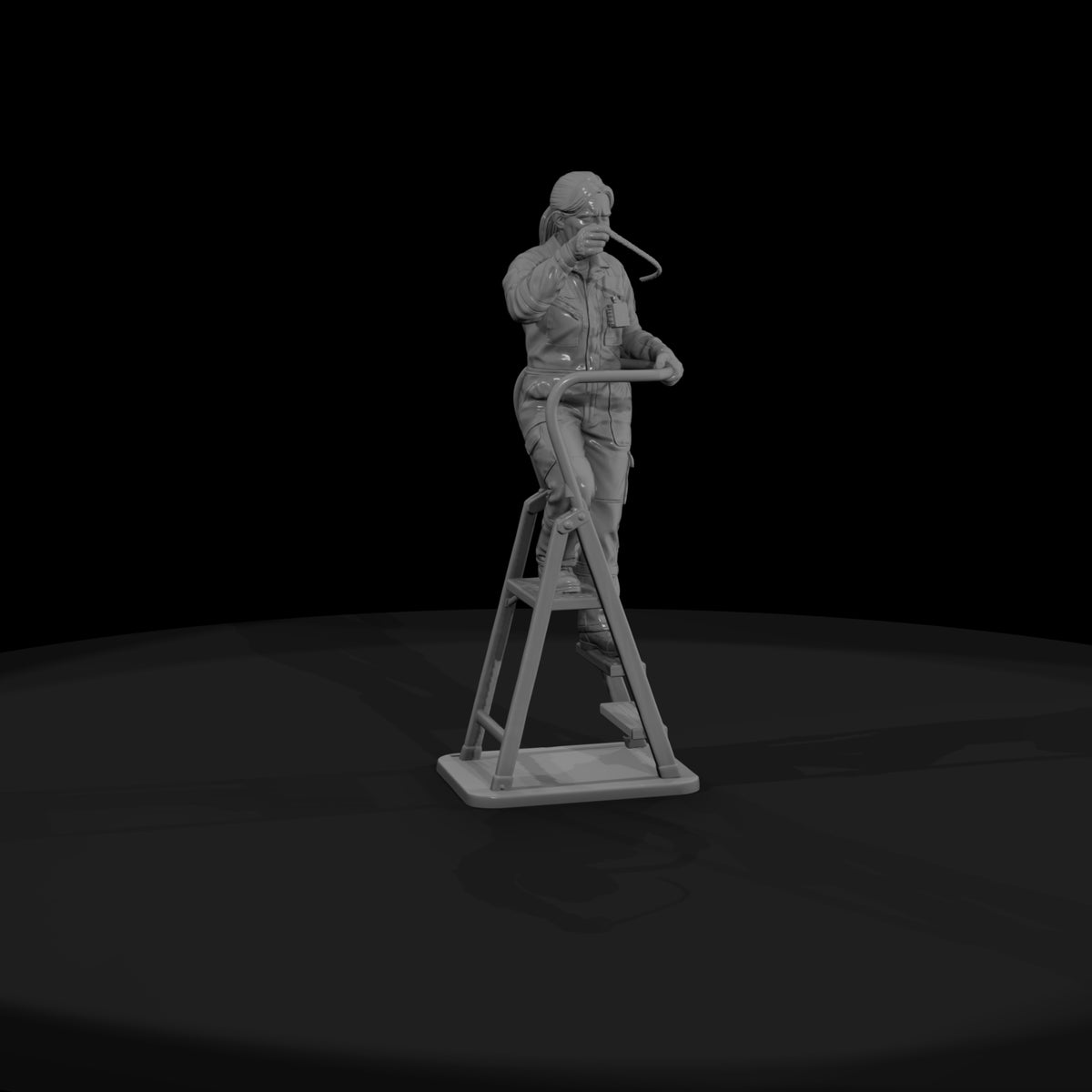air-034-worker-oil-check-tech