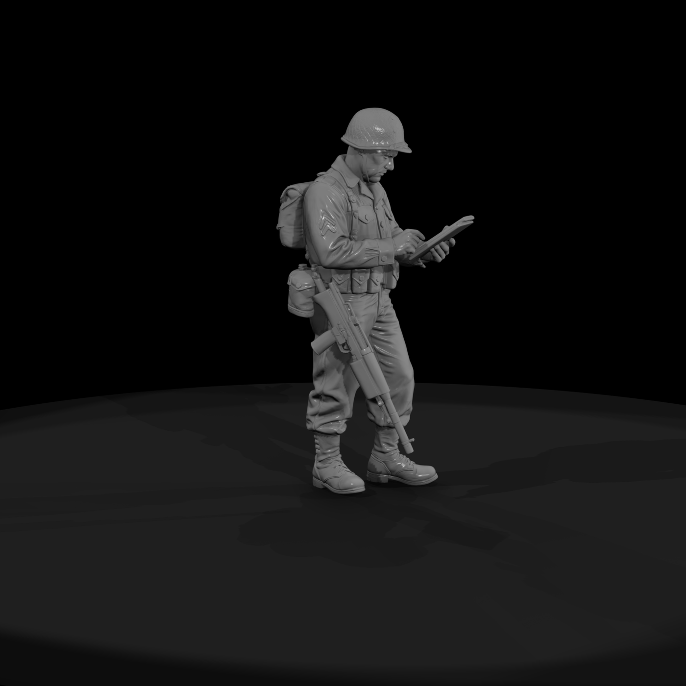 Ww2 Army 018 Wwii U S Army Automatic Rifleman Figu