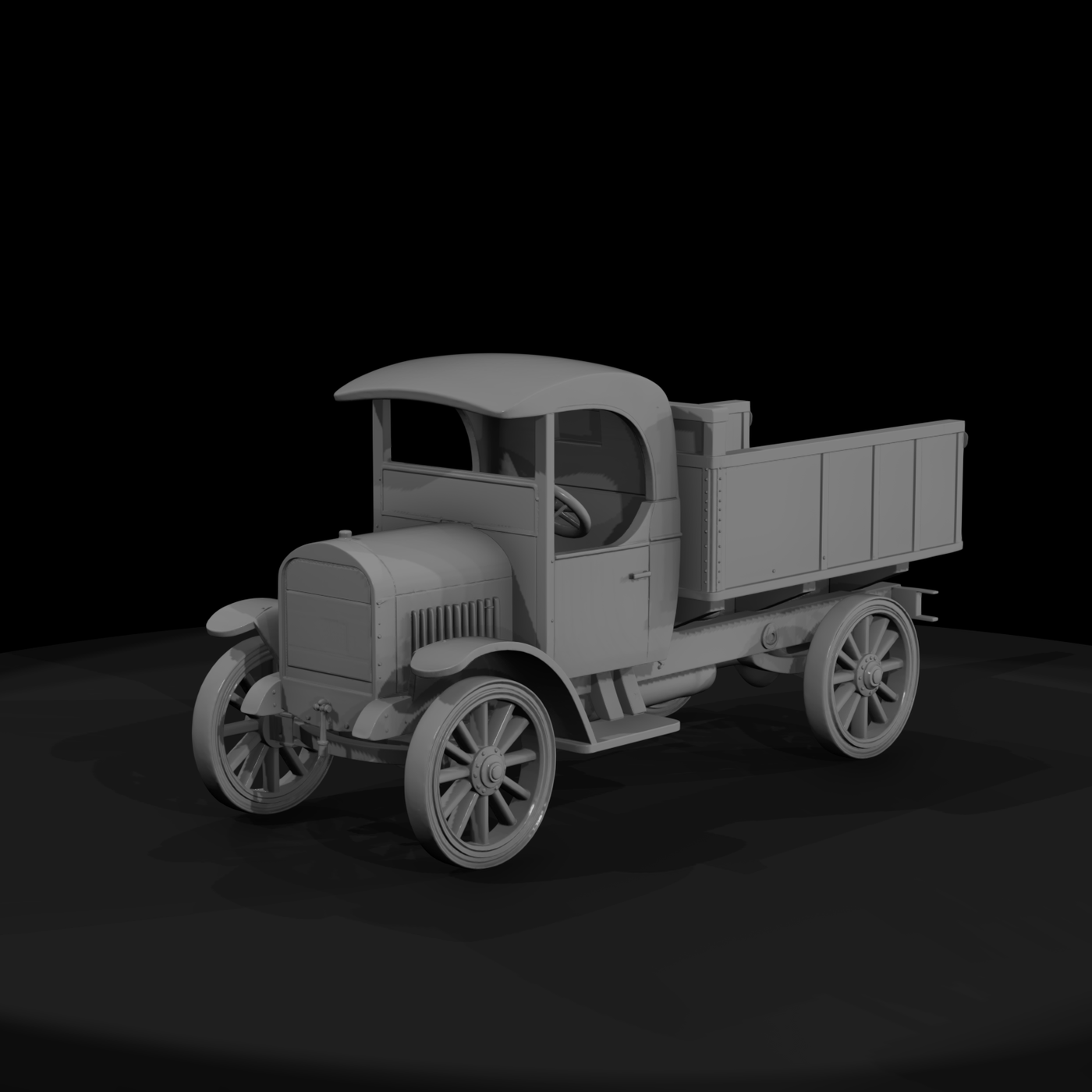 Early Vintage Dump Truck
