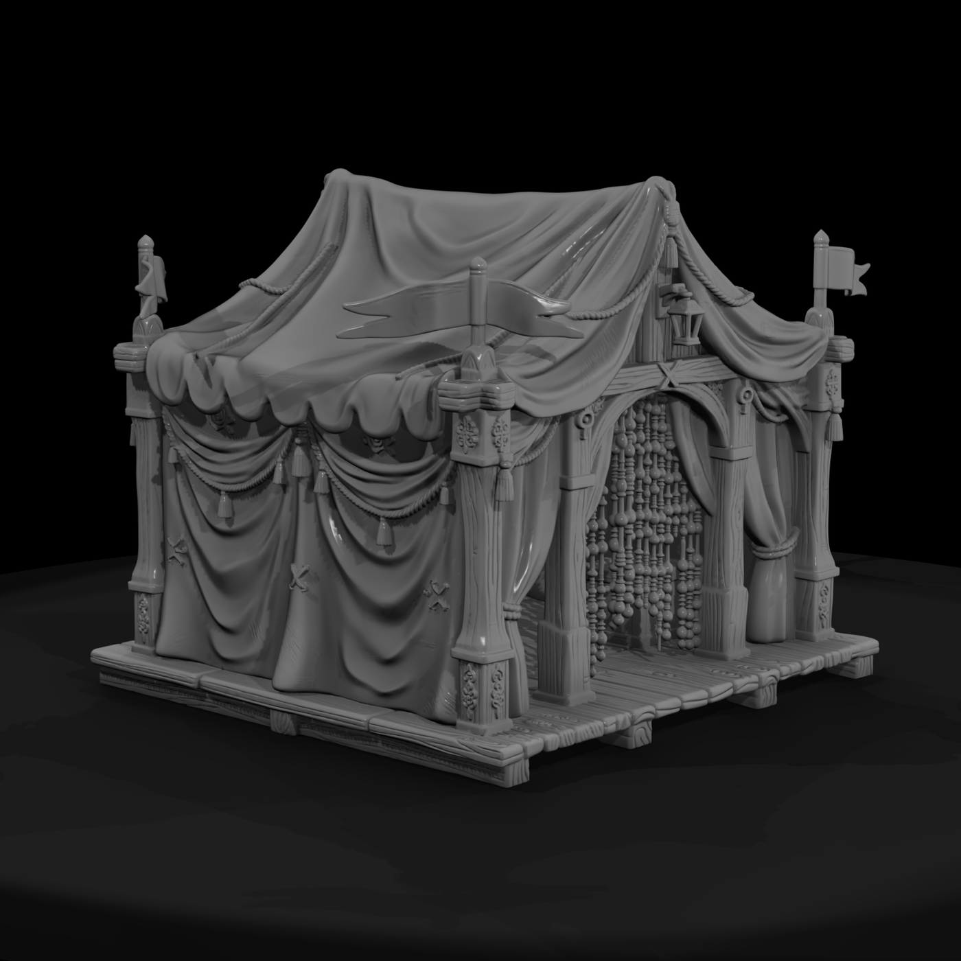 Cir 185 Stall Fortune Teller Tent