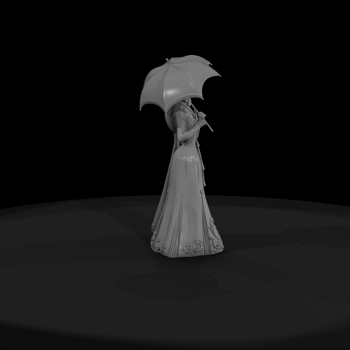Edwardian Lady with Parasol