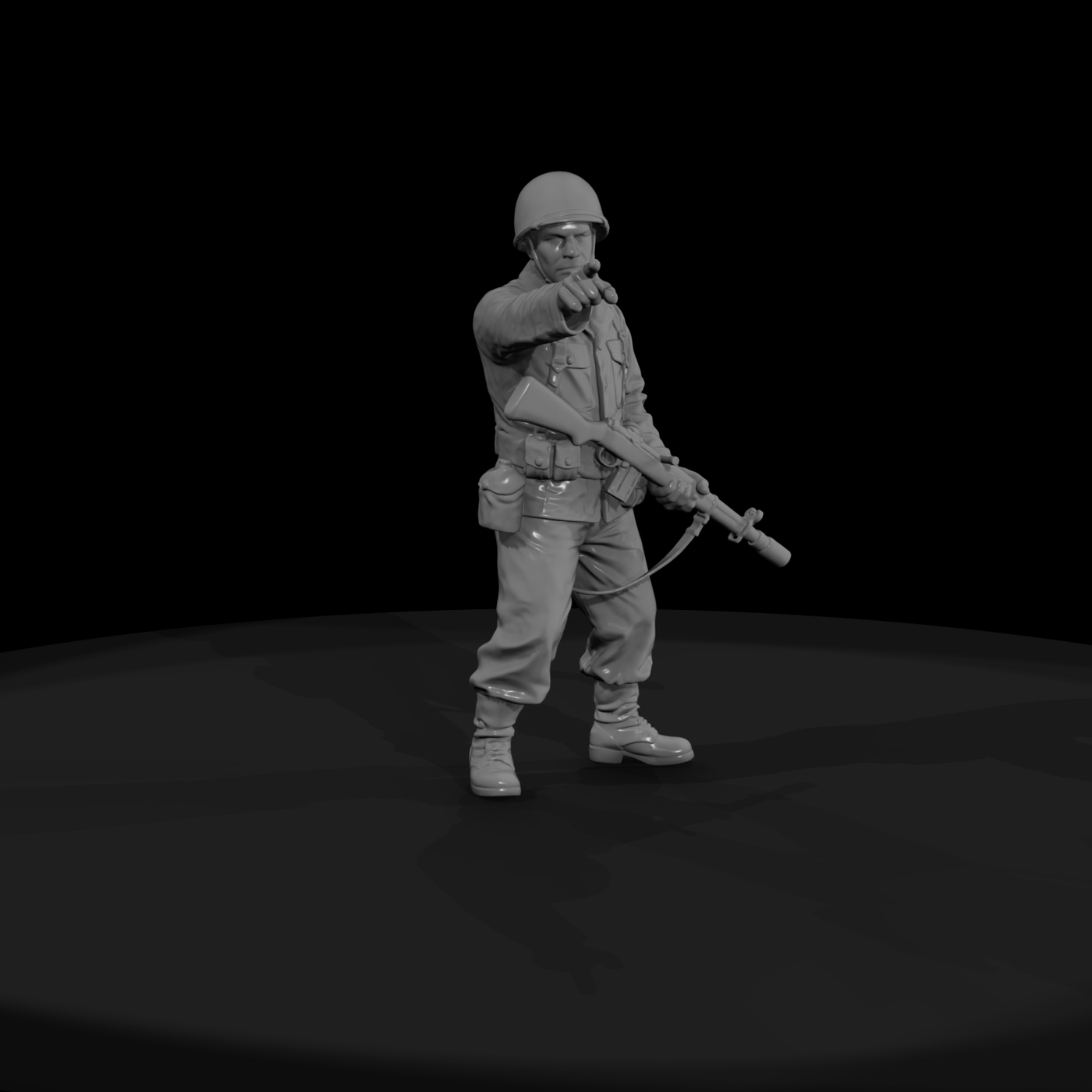 Ww2 Army 035 Wwii U S Army Grenadier Figure