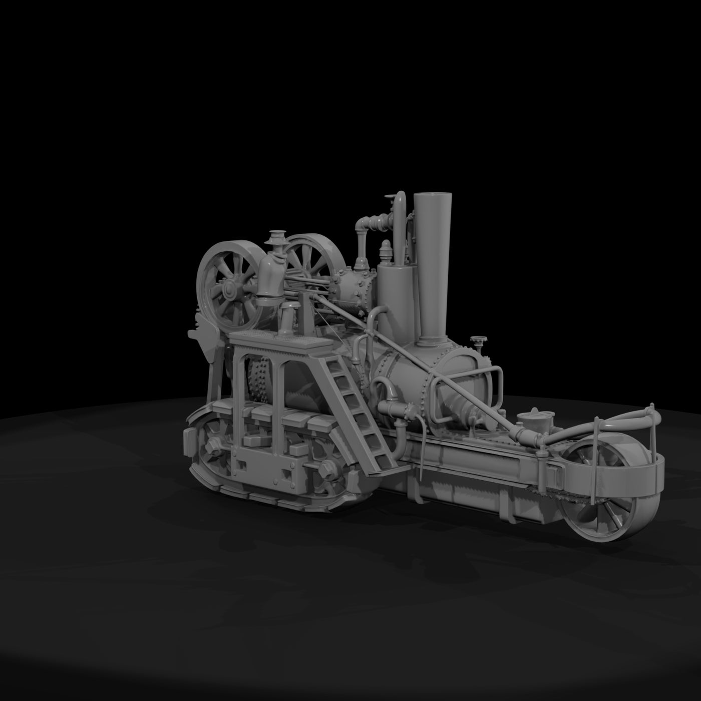 steampunk-steam-tracked-tractor-ho-scale-diorama-prop-556640