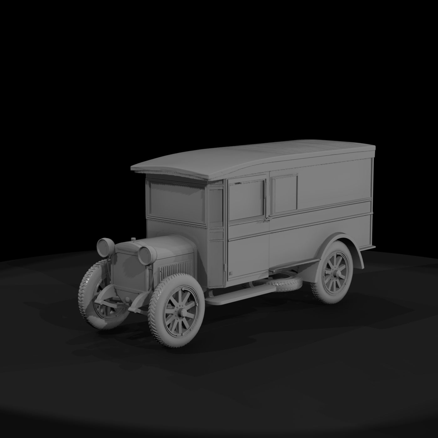 Vintage Panel Delivery Truck