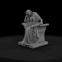 neoclassical-seated-woman-reading-statue-1-8-scale-diorama-miniature-633022 — thumbnail 3