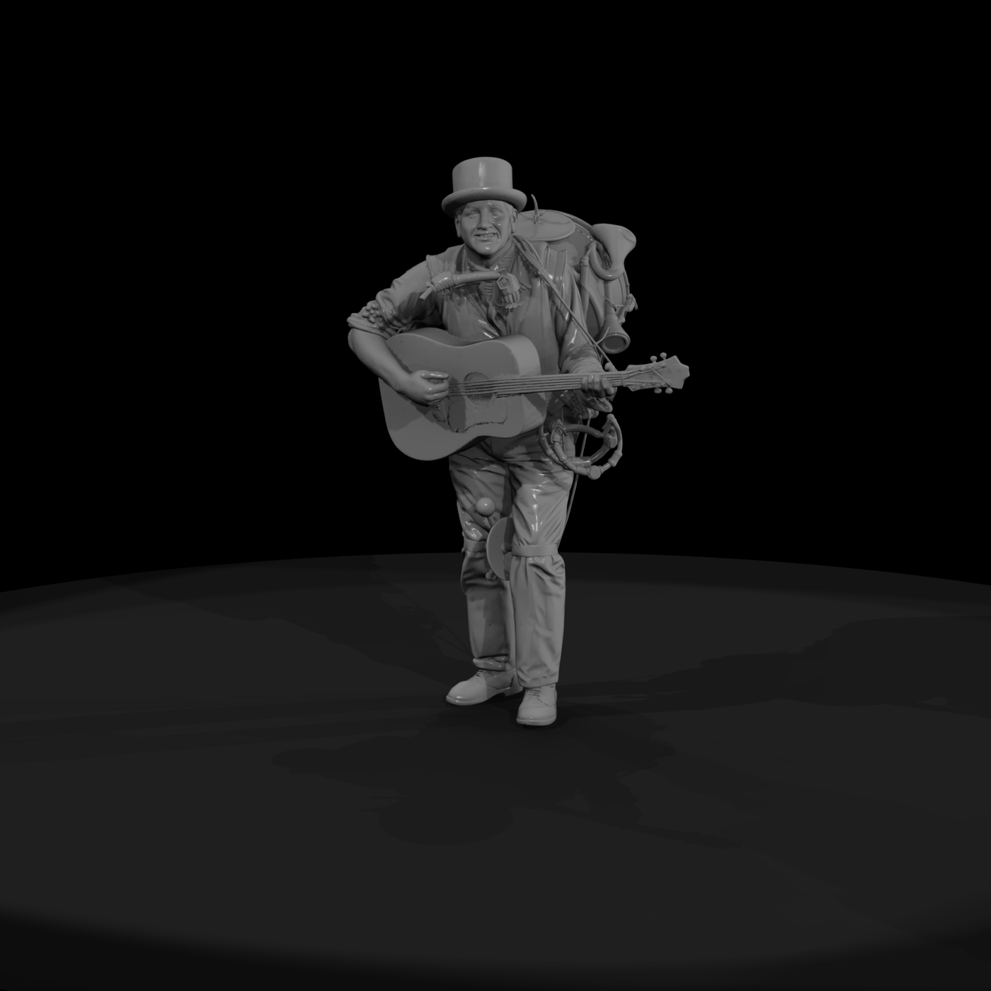 Victorian One-Man-Band Busker