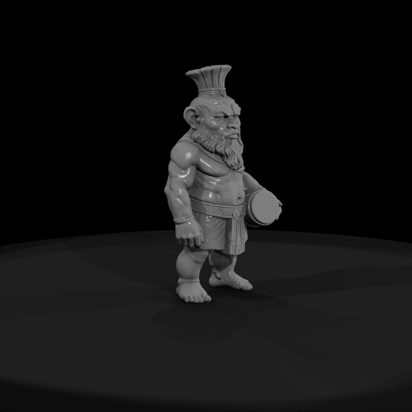 Myth 0361 Mythology Bes Miniature Figure