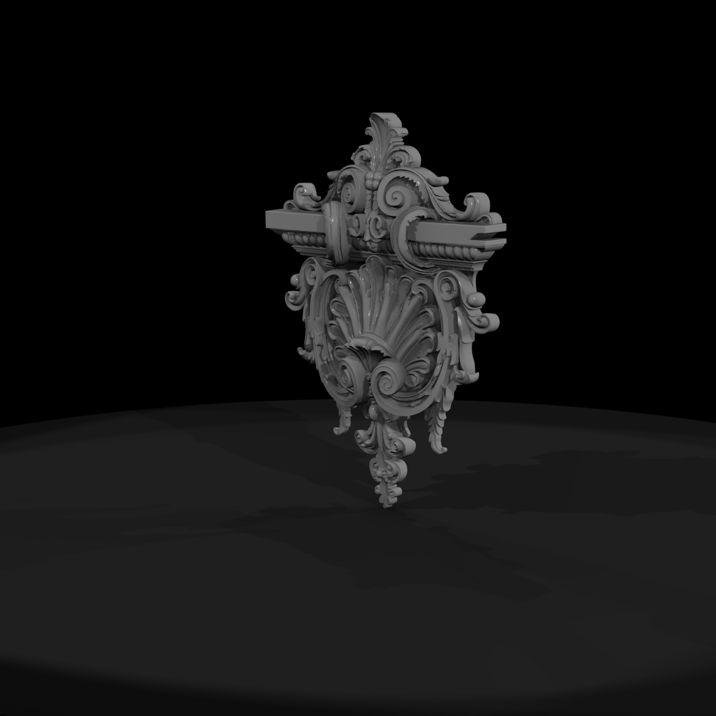 Neoclassical Baroque Wall Bracket (Ornamental Corbel)