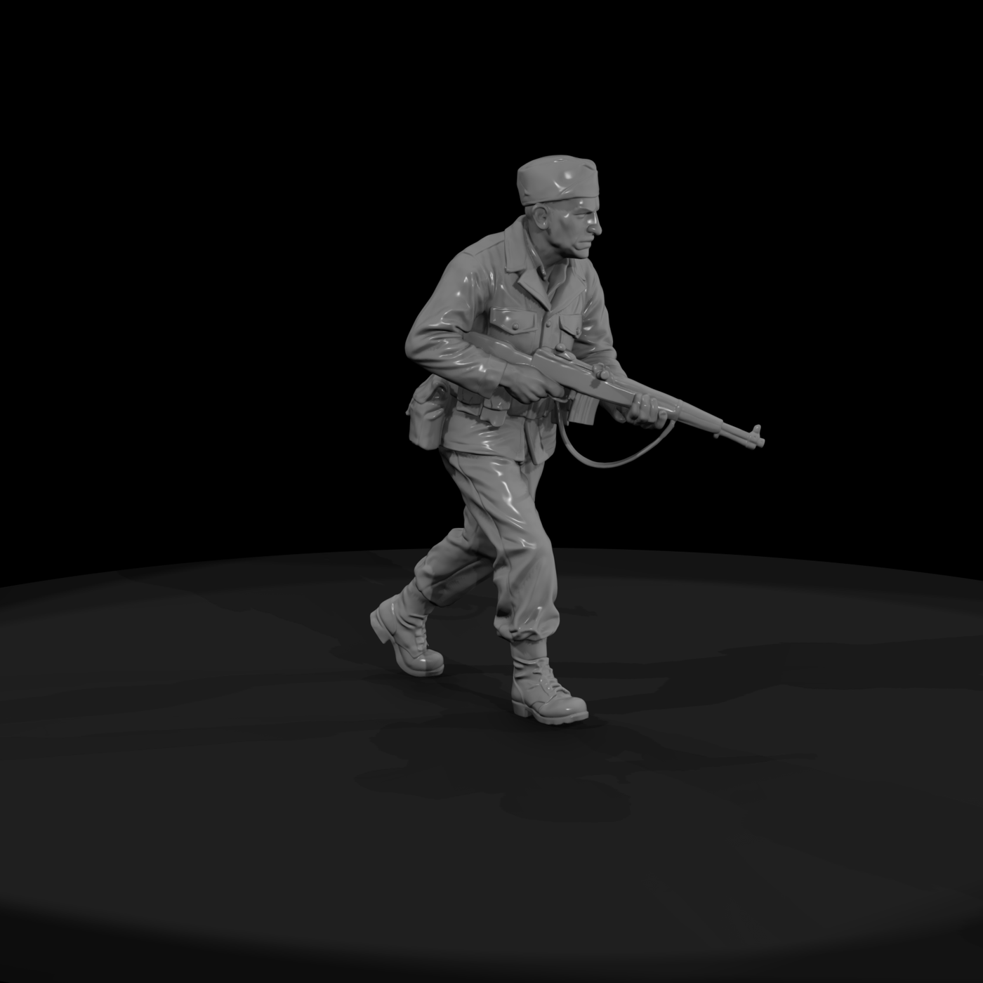Ww2 Army 033 Wwii U S Army Rifleman Figure