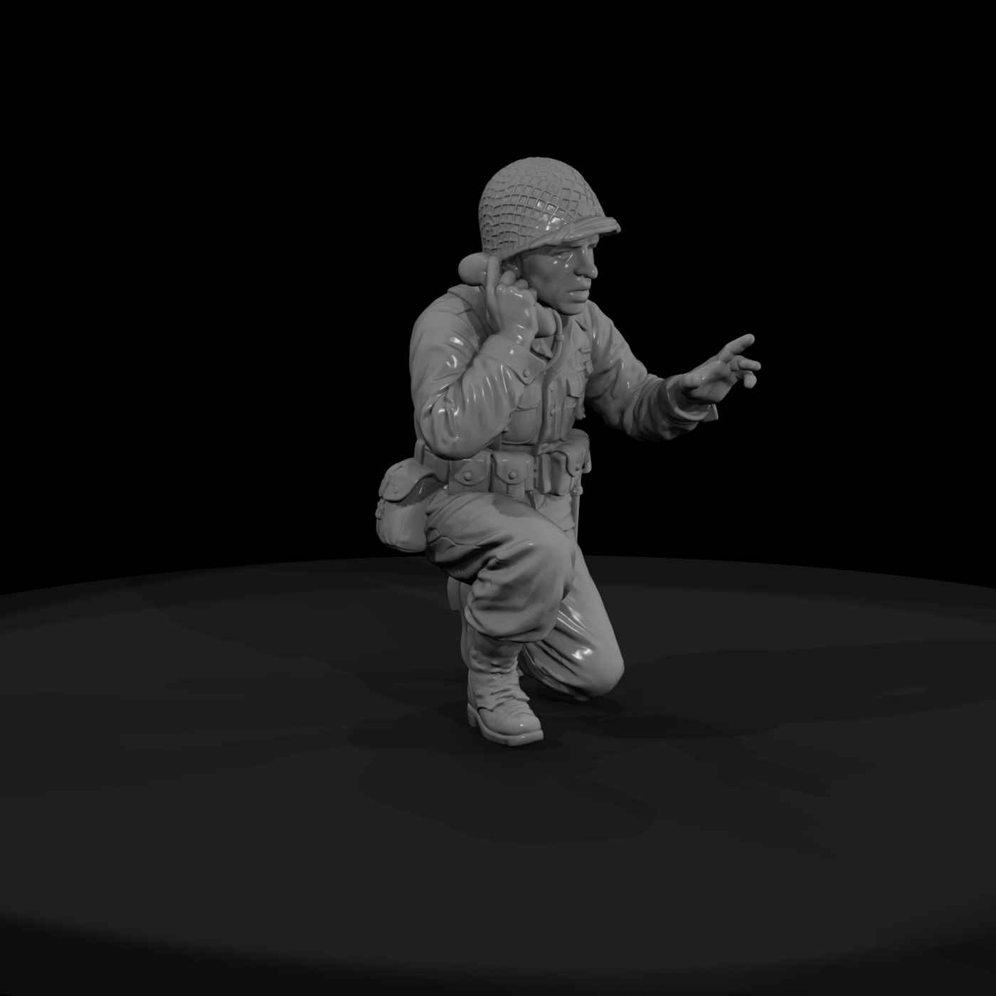 Ww2 Army 077 Wwii U S Army Radio Operator Figure