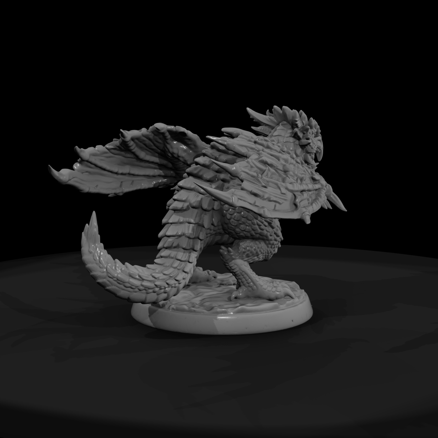 Cockatrice Beaked Scale-Wing Beast