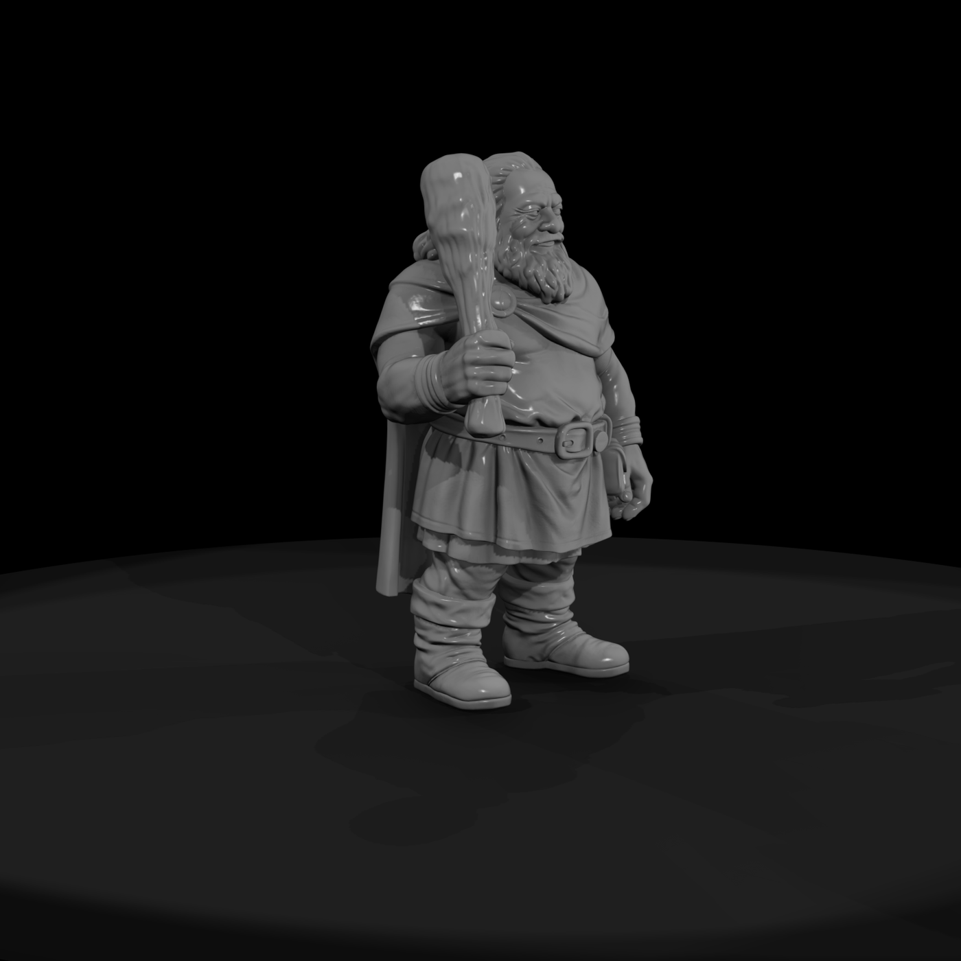 Myth 0398 Mythology Dagda Miniature Figure