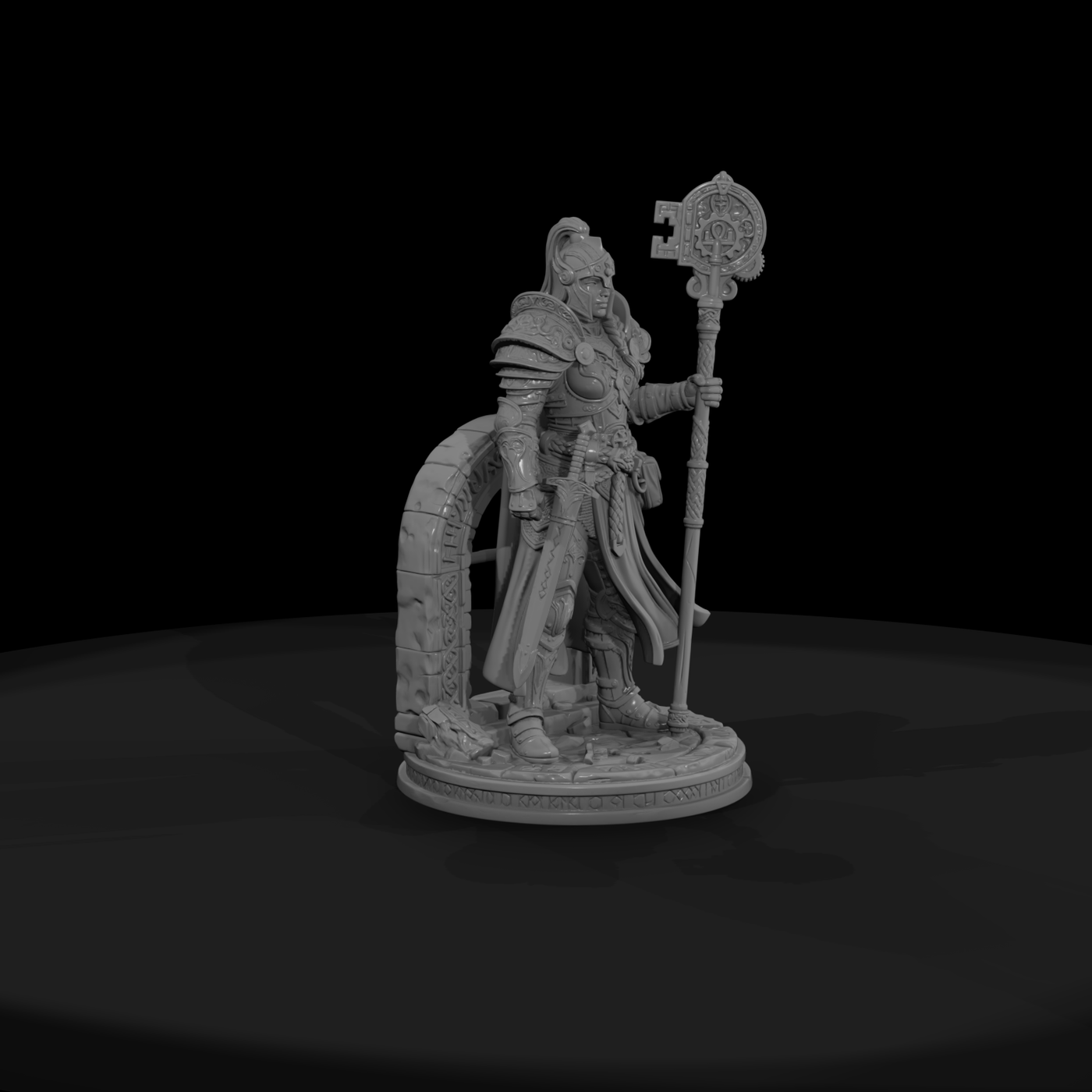 Poparc 0085 Tomb Gate Guardian Alternate Pose