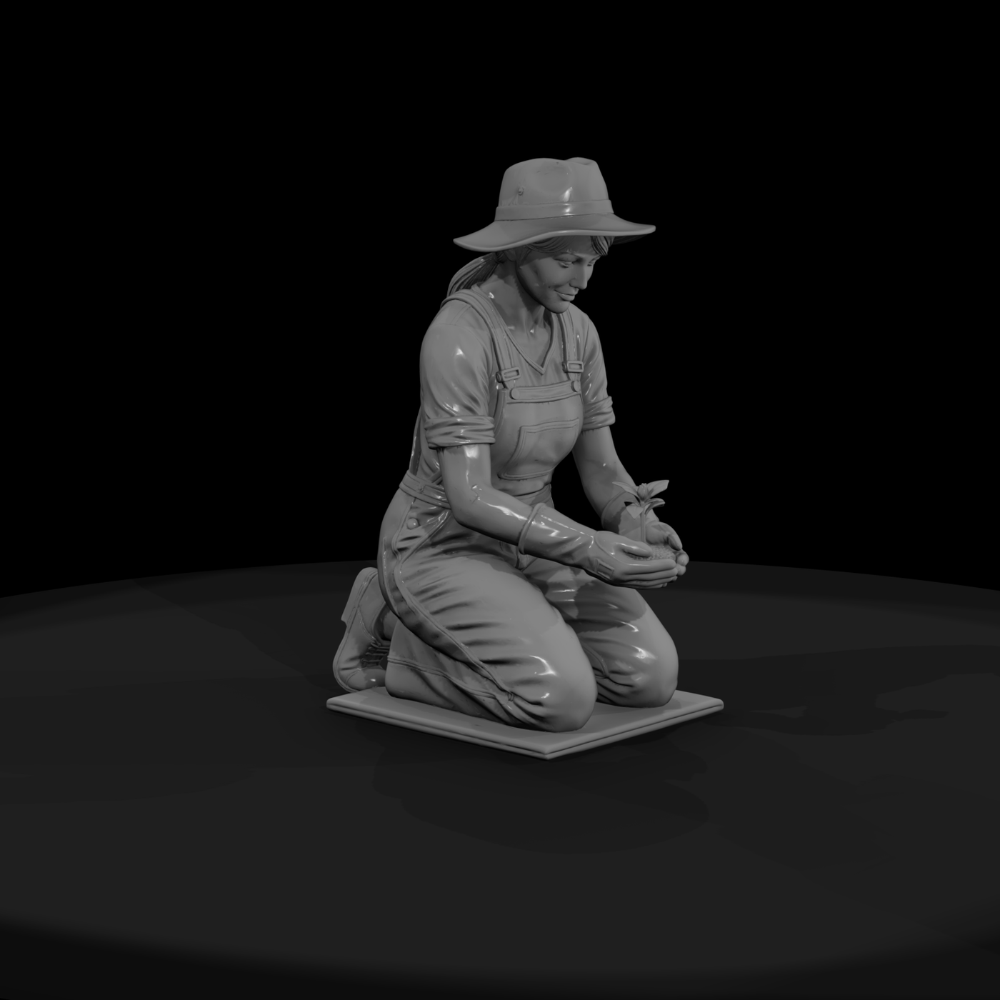 0246 Hobby Gardener Planting