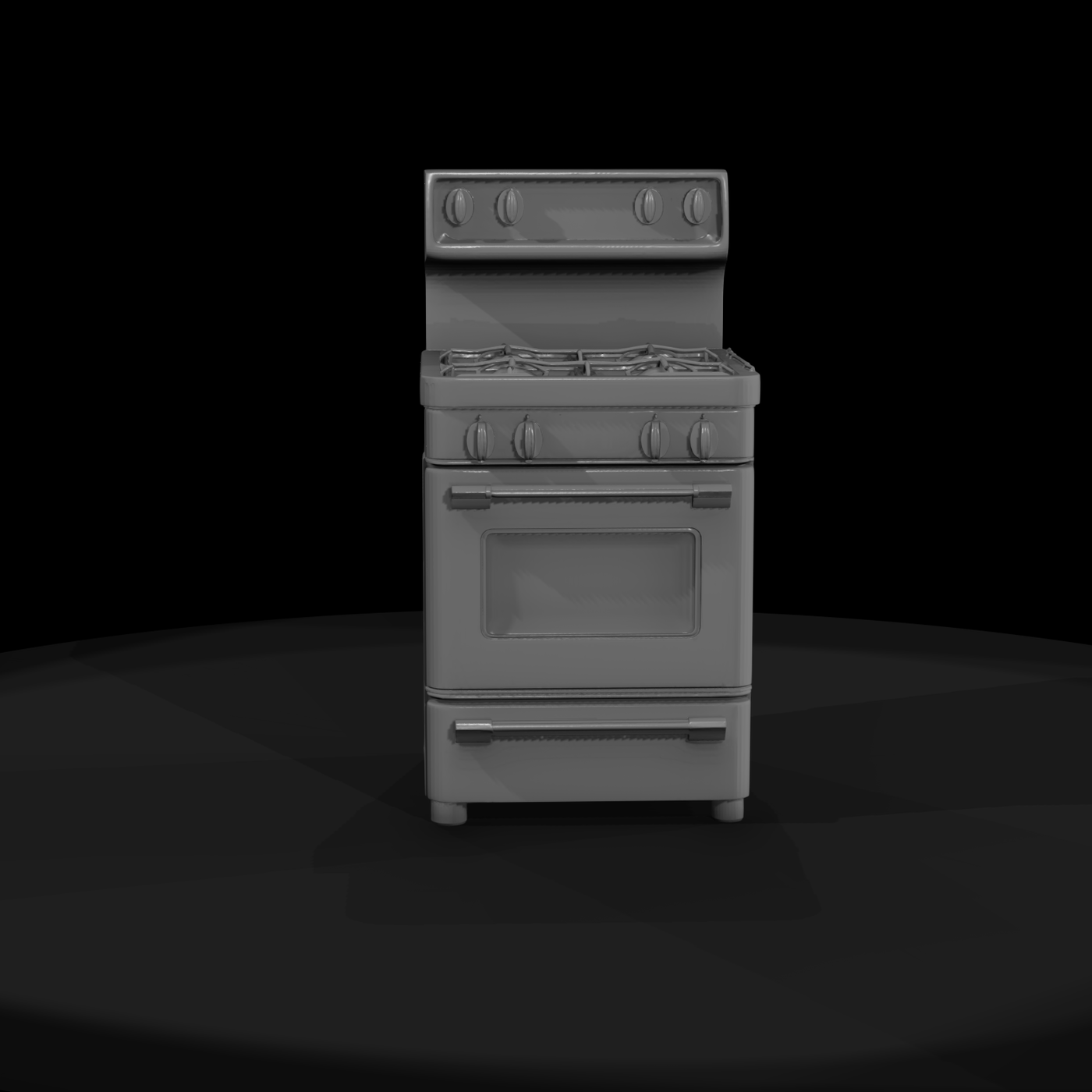 Vintage Gas Range Stove