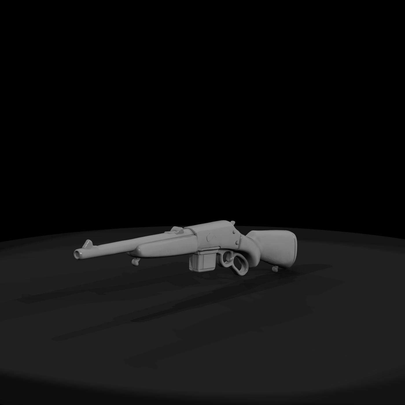 Lever-Action Hunting Rifle