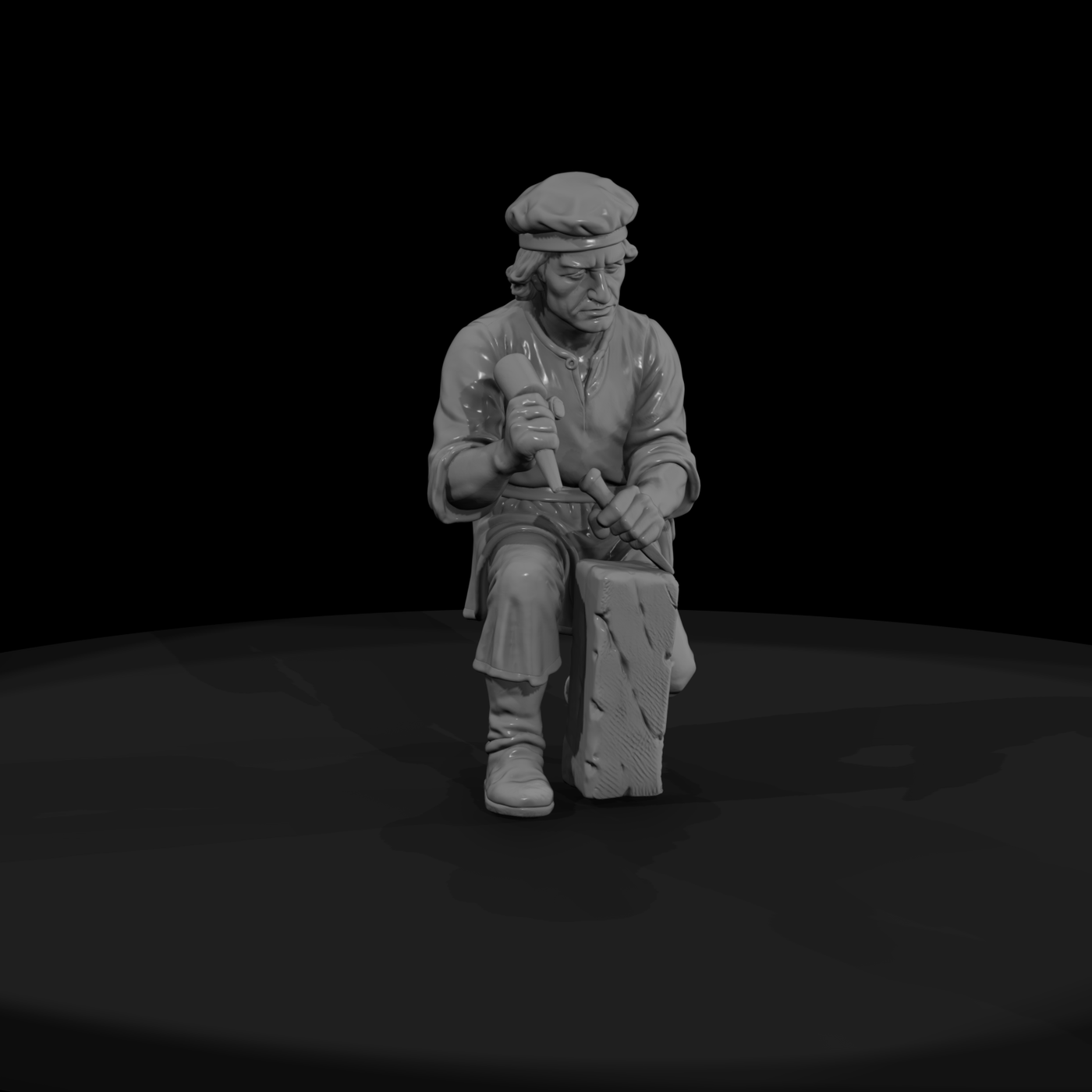 Hist 0120 Historical Donatello Miniature Figure