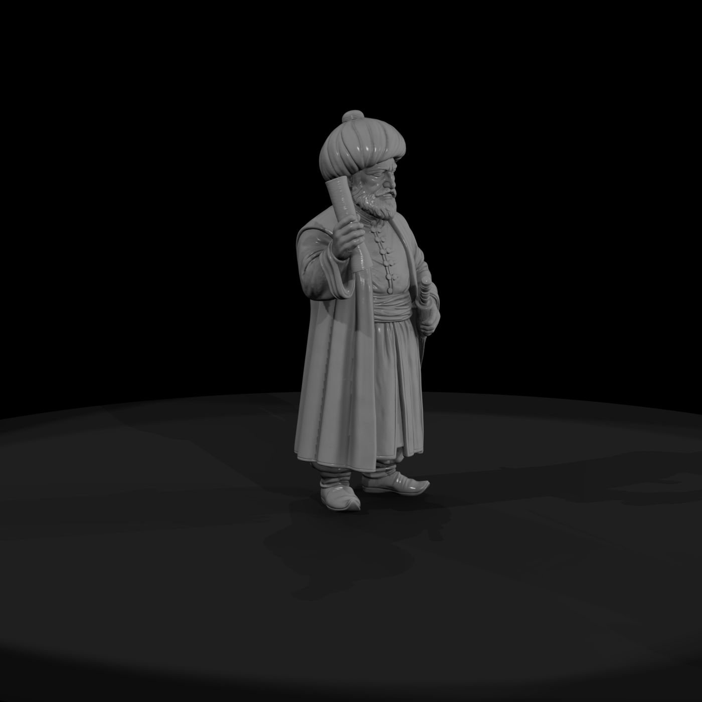 Hist 0094 Historical Mehmed Ii Miniature Figure