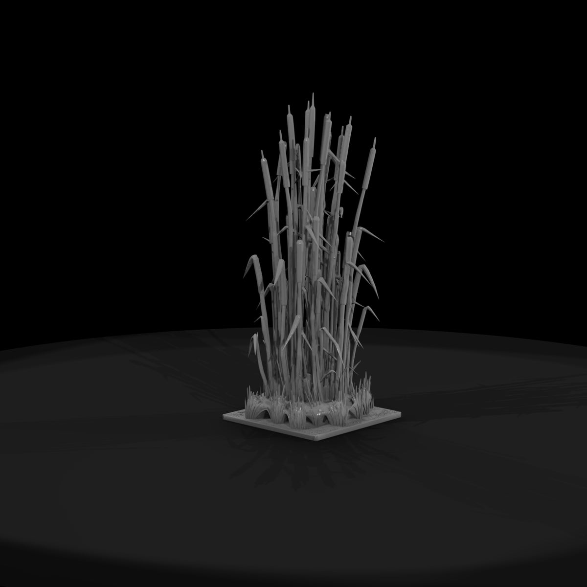 cattail-reed-cluster-low-poly-3d-printable-plant-906884