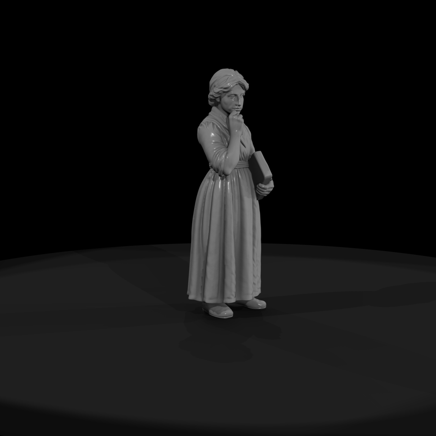Hist 0155 Historical Mary Wollstonecraft Miniature