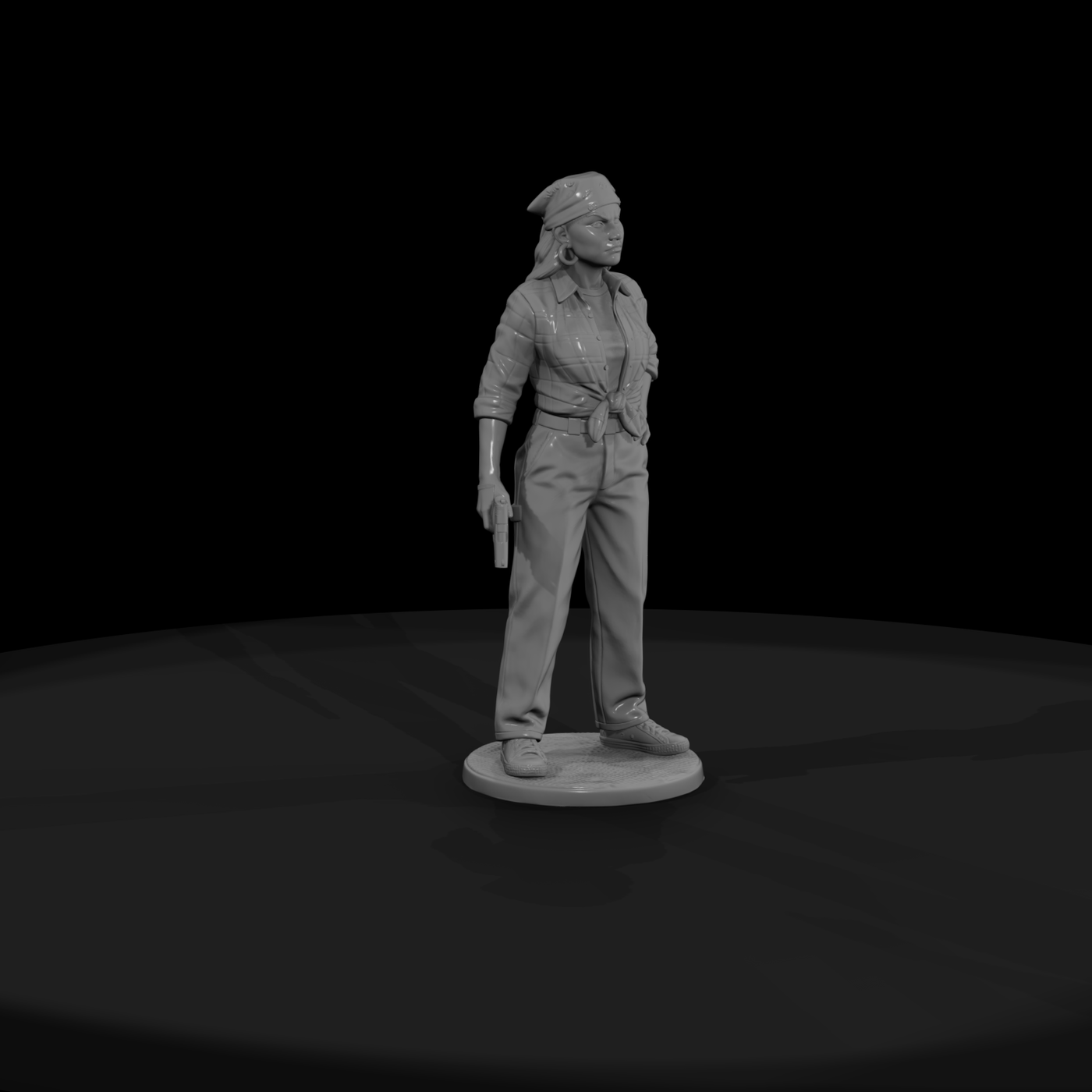 Crm 008 1980S La Gang Female Gang Member