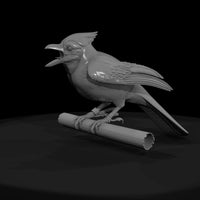 singing-blue-jay-3d-printable-sculpture-226362 — thumbnail 3