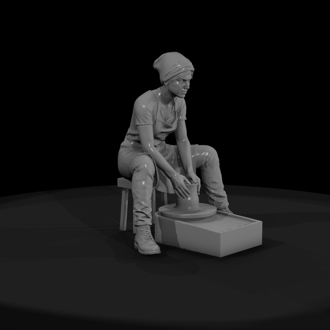 0248 Hobby Potter Wheel