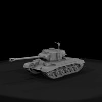 m26-pershing-tank-wwii-diorama-model-1-87-ho-3d-printable-486396 — thumbnail 3