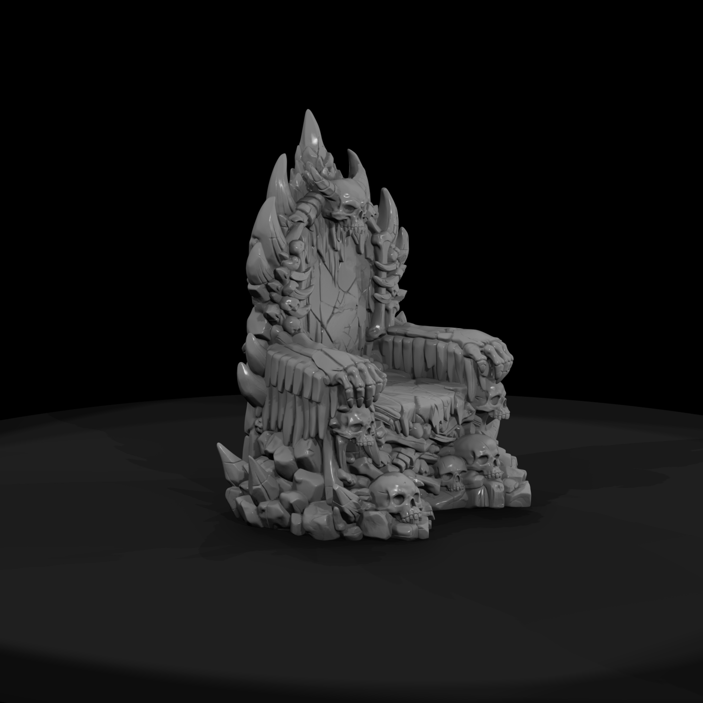 Throne of Bones and Skulls