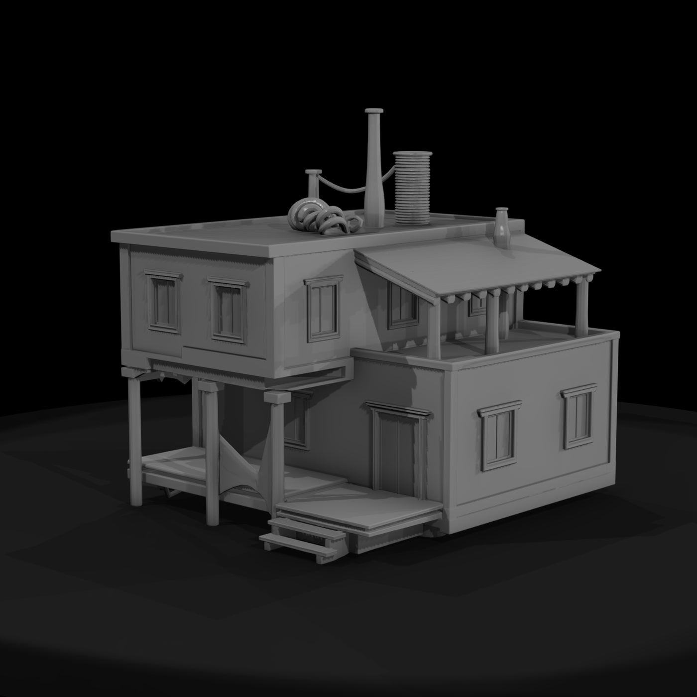 western-two-storey-town-building-modular-saloon-storefront-466945