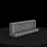 low-poly-modular-stone-wall-terrain-3d-model-7c4sv — thumbnail 2
