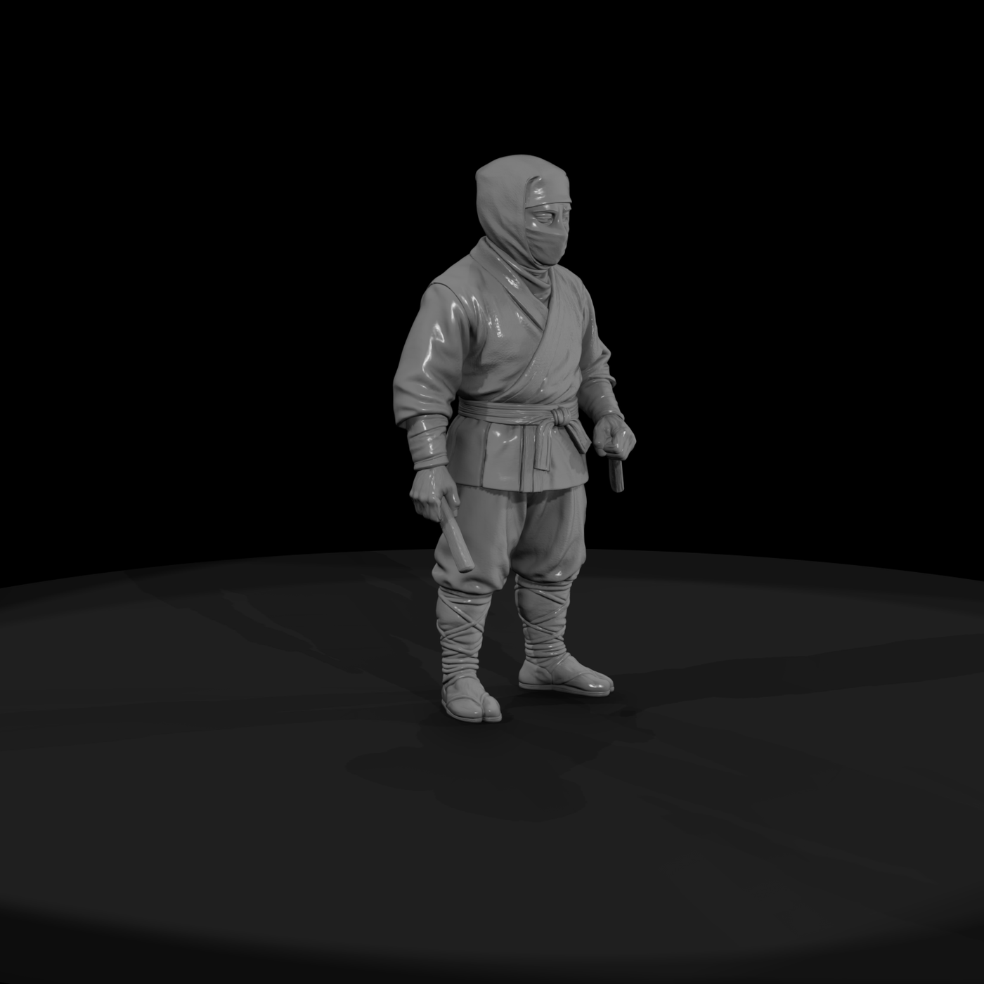 Hist 0225 Ninja Scout Miniature Figure